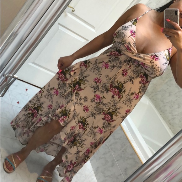 Last 1! FLORAL HIGH LOW MAXI DRESS - Picture 7 of 8